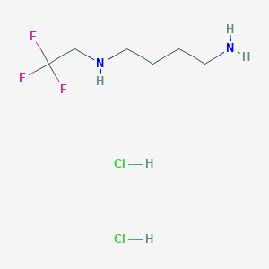 molecular formula C6H15Cl2F3N2 B1447062 (4-氨基丁基)(2,2,2-三氟乙基)胺二盐酸盐 CAS No. 1803599-06-5