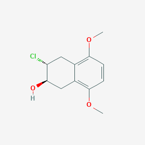 (2R,3R)-3-Chloro-5,8-dimethoxy-1,2,3,4-tetrahydronaphthalen-2-ol