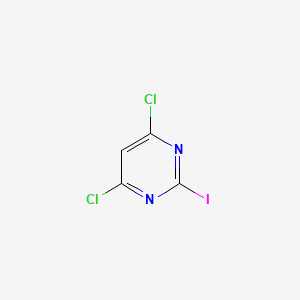 molecular formula C4HCl2IN2 B1447064 4,6-二氯-2-碘嘧啶 CAS No. 1266105-16-1
