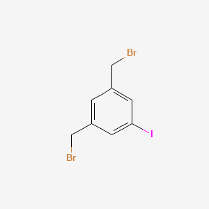 molecular formula C8H7Br2I B1447073 1,3-双(溴甲基)-5-碘苯 CAS No. 107164-93-2