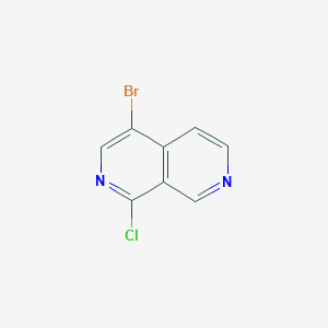 B1447076 4-Bromo-1-chloro-2,7-naphthyridine CAS No. 1588569-14-5