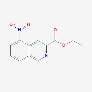 B1447078 Ethyl 5-nitroisoquinoline-3-carboxylate CAS No. 1610591-36-0