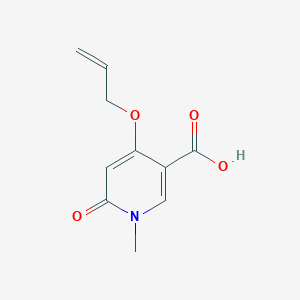 B1447087 4-(Allyloxy)-1-methyl-6-oxo-1,6-dihydropyridine-3-carboxylic acid CAS No. 1823644-35-4
