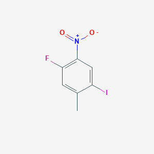 molecular formula C7H5FINO2 B1447098 5-氟-2-碘-4-硝基甲苯 CAS No. 1803811-31-5