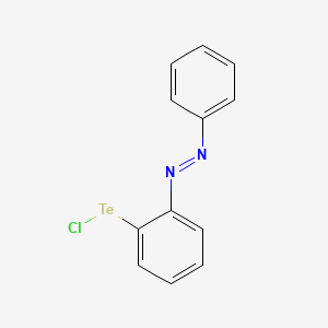 (E)-1-[2-(Chlorotellanyl)phenyl]-2-phenyldiazene