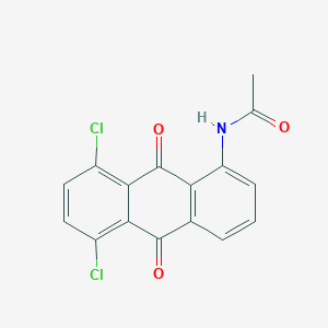 N-(5,8-Dichloro-9,10-dioxo-9,10-dihydroanthracen-1-YL)acetamide