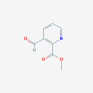 molecular formula C8H7NO3 B144711 3-甲酰吡啶甲酸甲酯 CAS No. 133155-82-5