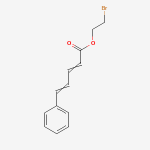 2-Bromoethyl 5-phenylpenta-2,4-dienoate