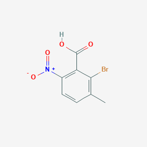 molecular formula C8H6BrNO4 B1447119 2-溴-3-甲基-6-硝基苯甲酸 CAS No. 1807109-55-2