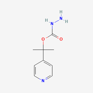 2-(Pyridin-4-yl)propan-2-yl hydrazinecarboxylate