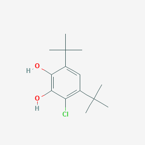 molecular formula C14H21ClO2 B14471513 4,6-Di-tert-butyl-3-chlorobenzene-1,2-diol CAS No. 68093-59-4