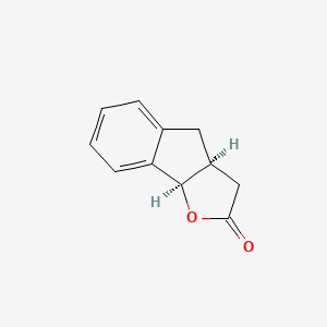 (3aS,8bR)-3,3a,4,8b-Tetrahydro-2H-indeno[1,2-b]furan-2-one