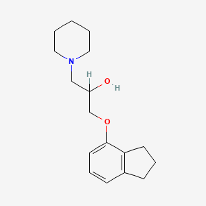 1-(4-Indanyloxy)-3-piperidino-2-propanol