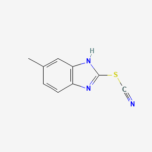 6-Methyl-1H-benzimidazol-2-yl thiocyanate