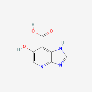 molecular formula C7H5N3O3 B1447153 6-羟基-3H-咪唑并[4,5-b]吡啶-7-羧酸 CAS No. 1820665-54-0