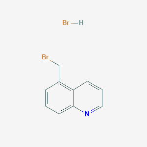 molecular formula C10H9Br2N B1447156 5-(溴甲基)喹啉氢溴酸盐 CAS No. 1562194-63-1