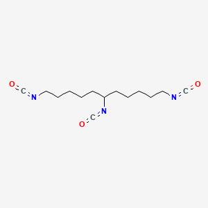 molecular formula C14H21N3O3 B14471591 Undecane, 1,6,11-triisocyanato- CAS No. 70198-24-2