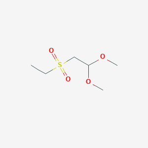 molecular formula C6H14O4S B14471595 2-(Ethanesulfonyl)-1,1-dimethoxyethane CAS No. 71185-74-5