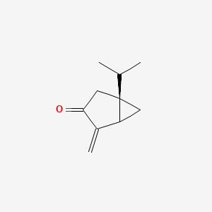 molecular formula C10H14O B14471603 (1S)-4-Methylidene-1-(propan-2-yl)bicyclo[3.1.0]hexan-3-one CAS No. 67690-48-6