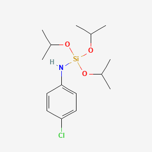 N-(4-Chlorophenyl)-1,1,1-tris[(propan-2-yl)oxy]silanamine