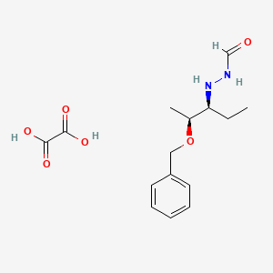 N'-((2S,3S)-2-(Benzyloxy)pentan-3-yl)formohydrazide oxalate