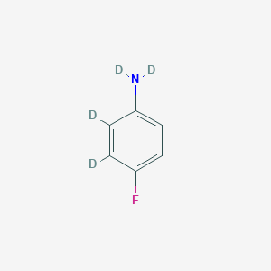 molecular formula C6H6FN B1447178 4-氟苯胺-2,3,5,6-d4 CAS No. 1093659-81-4