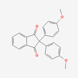 1H-Indene-1,3(2H)-dione, 2,2-bis(4-methoxyphenyl)-