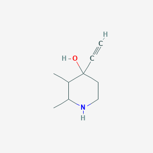 4-Ethynyl-2,3-dimethylpiperidin-4-ol