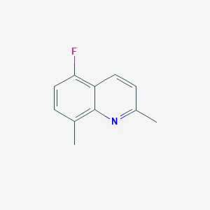 molecular formula C11H10FN B1447189 5-Fluoro-2,8-dimethylquinoline CAS No. 1935335-91-3
