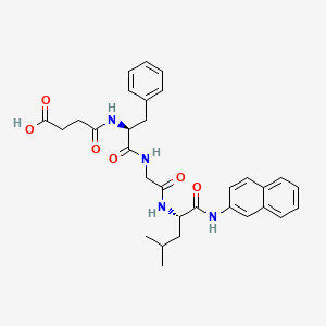 molecular formula C31H36N4O6 B1447194 Suc-Phe-Gly-Leu-bNA CAS No. 202000-07-5