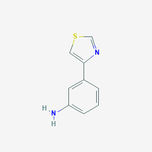 molecular formula C9H8N2S B144720 3-(1,3-噻唑-4-基)苯胺 CAS No. 134812-28-5