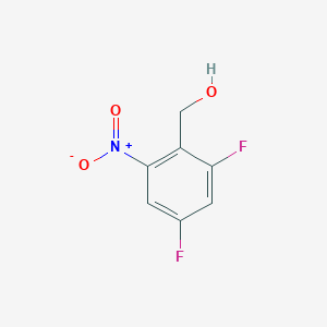 molecular formula C7H5F2NO3 B1447203 (2,4-Difluoro-6-nitrophenyl)methanol CAS No. 1803787-05-4