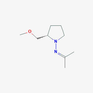 1-Pyrrolidinamine, 2-(methoxymethyl)-N-(1-methylethylidene)-, (S)-