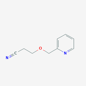 3-[(Pyridin-2-yl)methoxy]propanenitrile