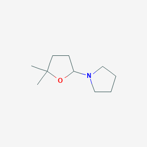 1-(5,5-Dimethyloxolan-2-yl)pyrrolidine