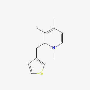 1,3,4-Trimethyl-2-[(thiophen-3-yl)methyl]-1,2-dihydropyridine