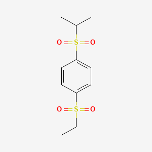 1-(Ethanesulfonyl)-4-(propane-2-sulfonyl)benzene