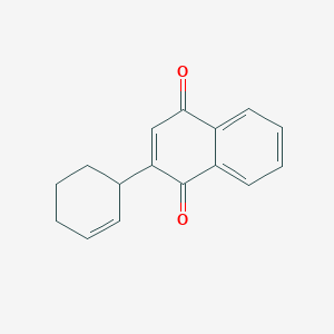 2-(Cyclohex-2-en-1-yl)naphthalene-1,4-dione