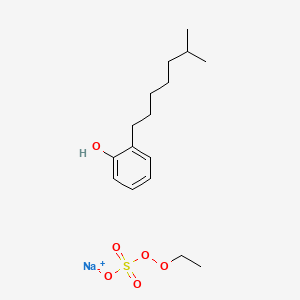 Sodium;ethoxy sulfate;2-(6-methylheptyl)phenol