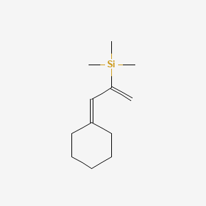 (3-Cyclohexylideneprop-1-en-2-yl)(trimethyl)silane