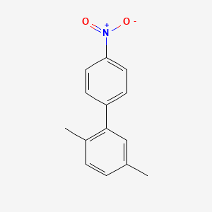 molecular formula C14H13NO2 B14472155 1,1'-Biphenyl, 2,5-dimethyl-4'-nitro- CAS No. 69299-50-9