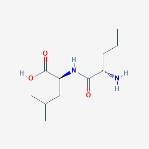 B1447226 L-Leucine, L-norvalyl- CAS No. 200618-44-6