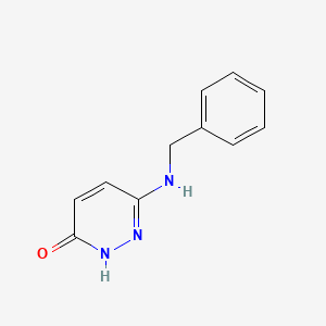 molecular formula C11H11N3O B1447235 6-benzylamino-2H-pyridazin-3-one CAS No. 92289-49-1