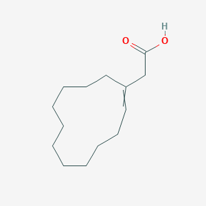 (Cyclododec-1-en-1-yl)acetic acid