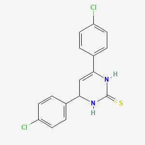 4,6-Bis(4-chlorophenyl)-3,4-dihydropyrimidine-2(1H)-thione