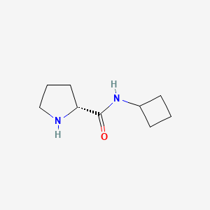 molecular formula C9H16N2O B1447244 (2R)-N-环丁基吡咯烷-2-甲酰胺 CAS No. 1604405-63-1