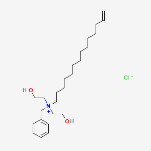 Benzenemethanaminium, N,N-bis(2-hydroxyethyl)-N-tetradecenyl-, chloride