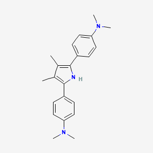 4,4'-(3,4-Dimethyl-1H-pyrrole-2,5-diyl)bis(N,N-dimethylaniline)