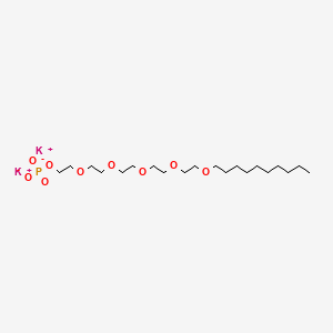 3,6,9,12,15-Pentaoxapentacosan-1-ol, dihydrogen phosphate, dipotassium salt