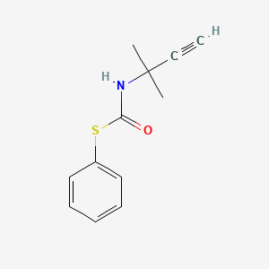 S-Phenyl (2-methylbut-3-yn-2-yl)carbamothioate